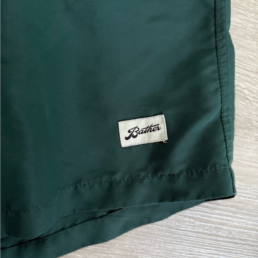 Dark Green Swim Trunks - Picture 2 of 8